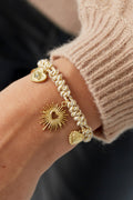 armband linked in love - groen en 