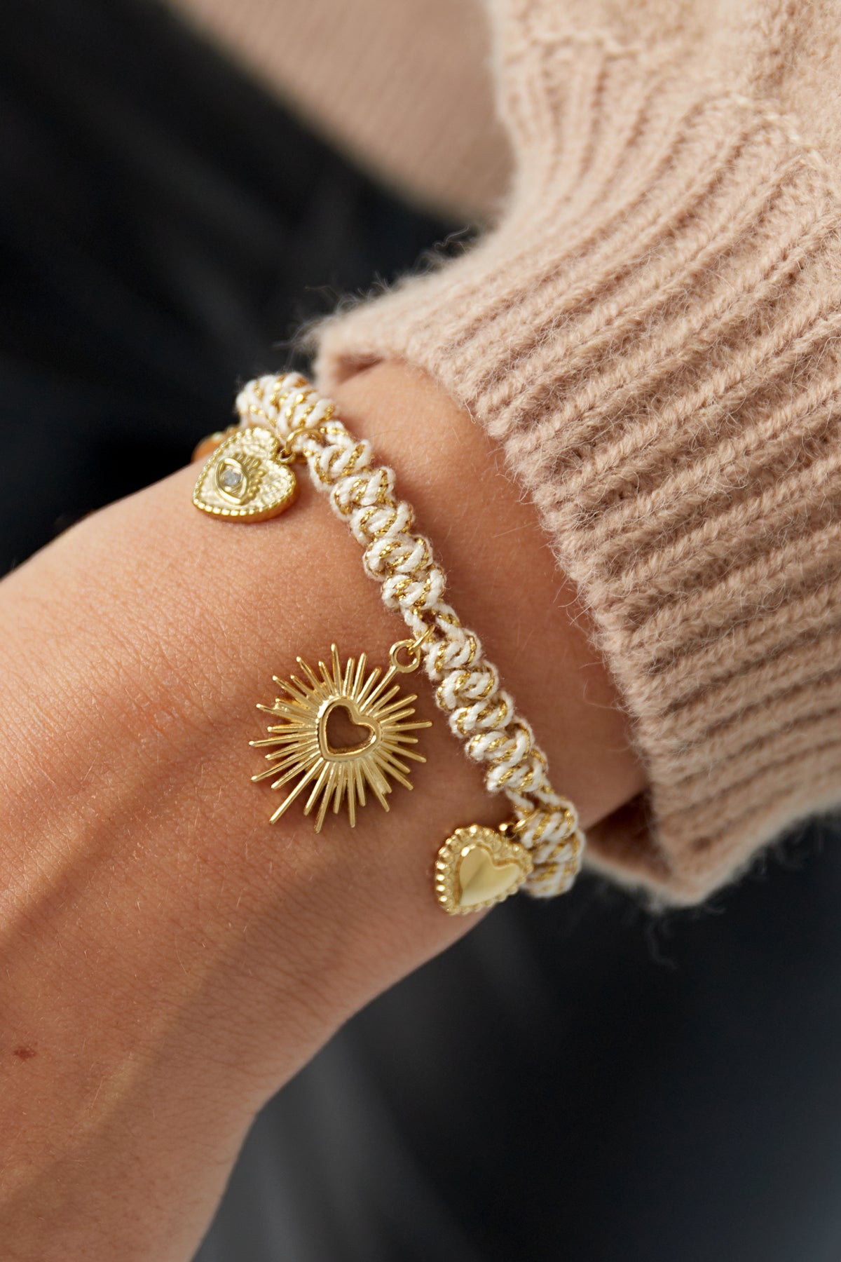 armband linked in love - groen en 