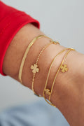 dubbele klaver armband