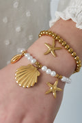 parel armband met zeebedels