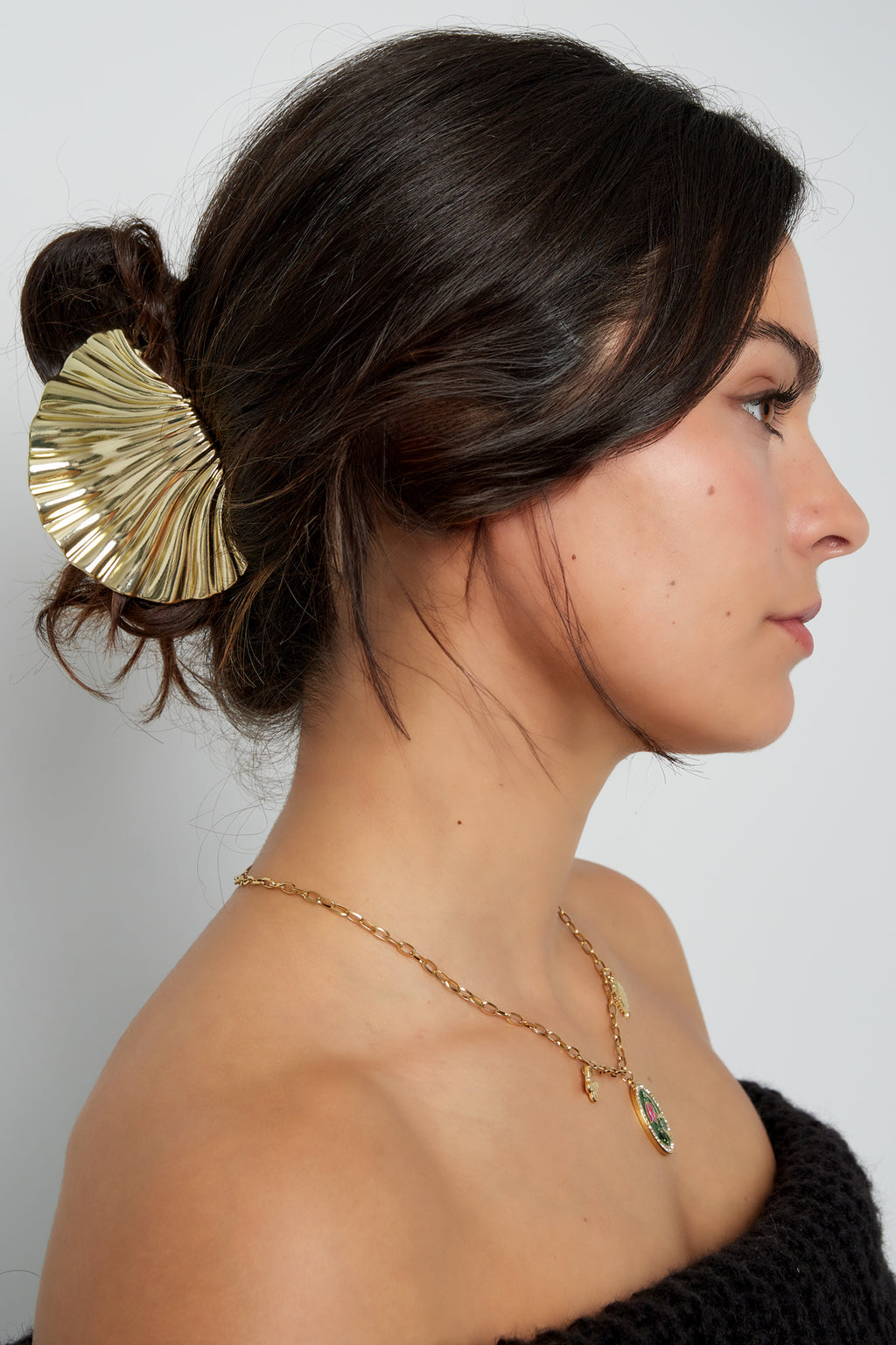 schelp haarclip