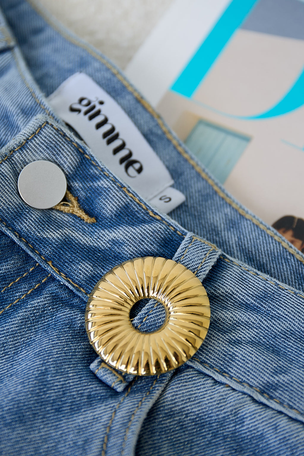 Roestvrijstalen broches cirkel Casual Dagelijks Eenvoudig Serie Dames sieraden