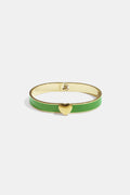 Armband in diverse kleuren met hart detail - 0,9 cm