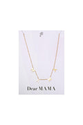 Ketting Dear Mama Goud kleur Stainless Steel
