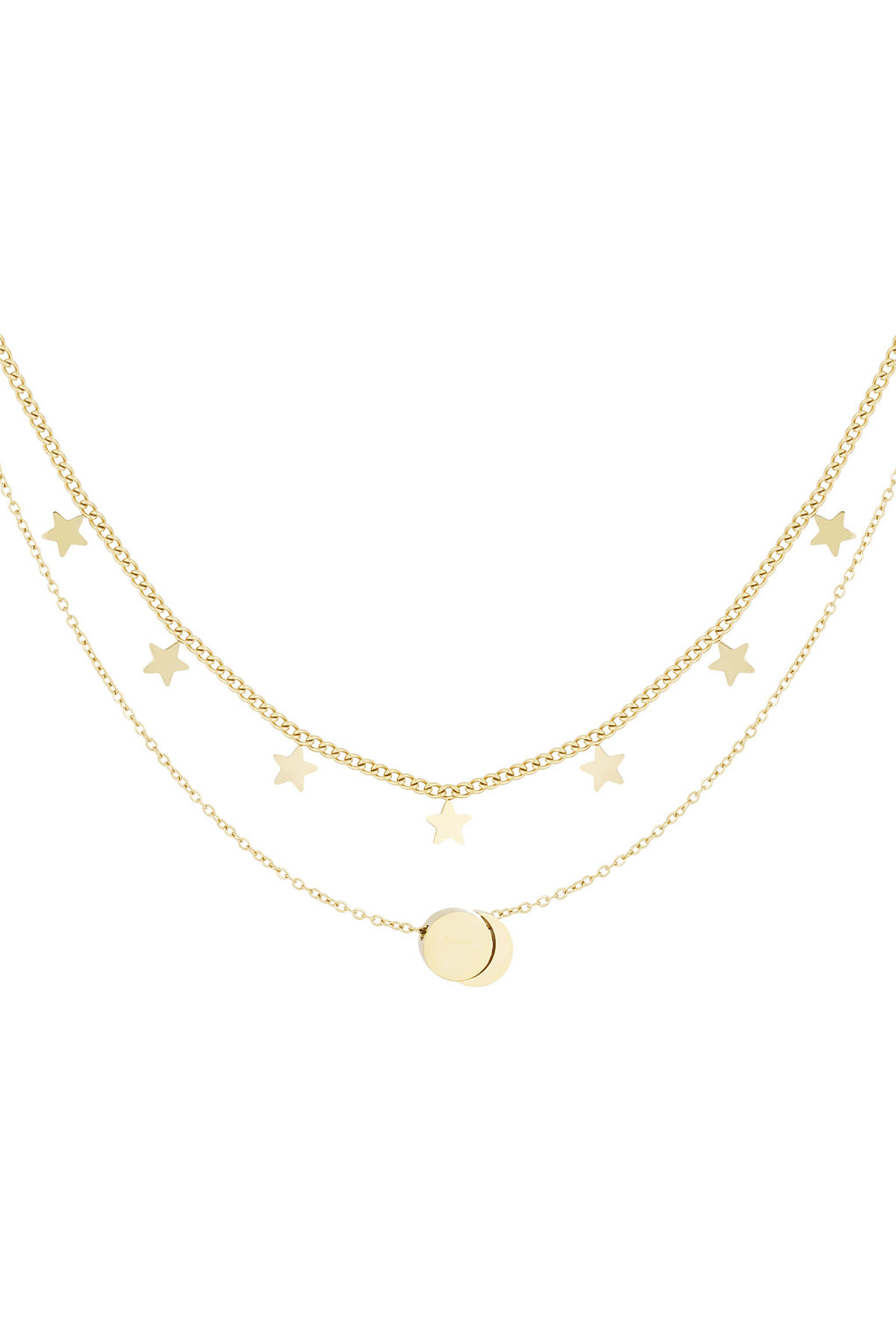dubbele sterren ketting