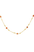 Omarm de liefde ketting - Groen en goudkleurig
