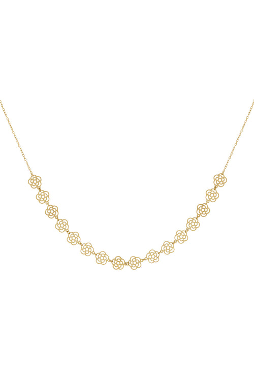 Bloemenliefde ketting
