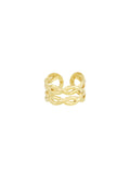 layered swirl ring