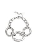 Armband met ronde statement stukken