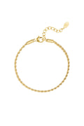 Armband jasseron gedraaid smal - zilver-2.0MM