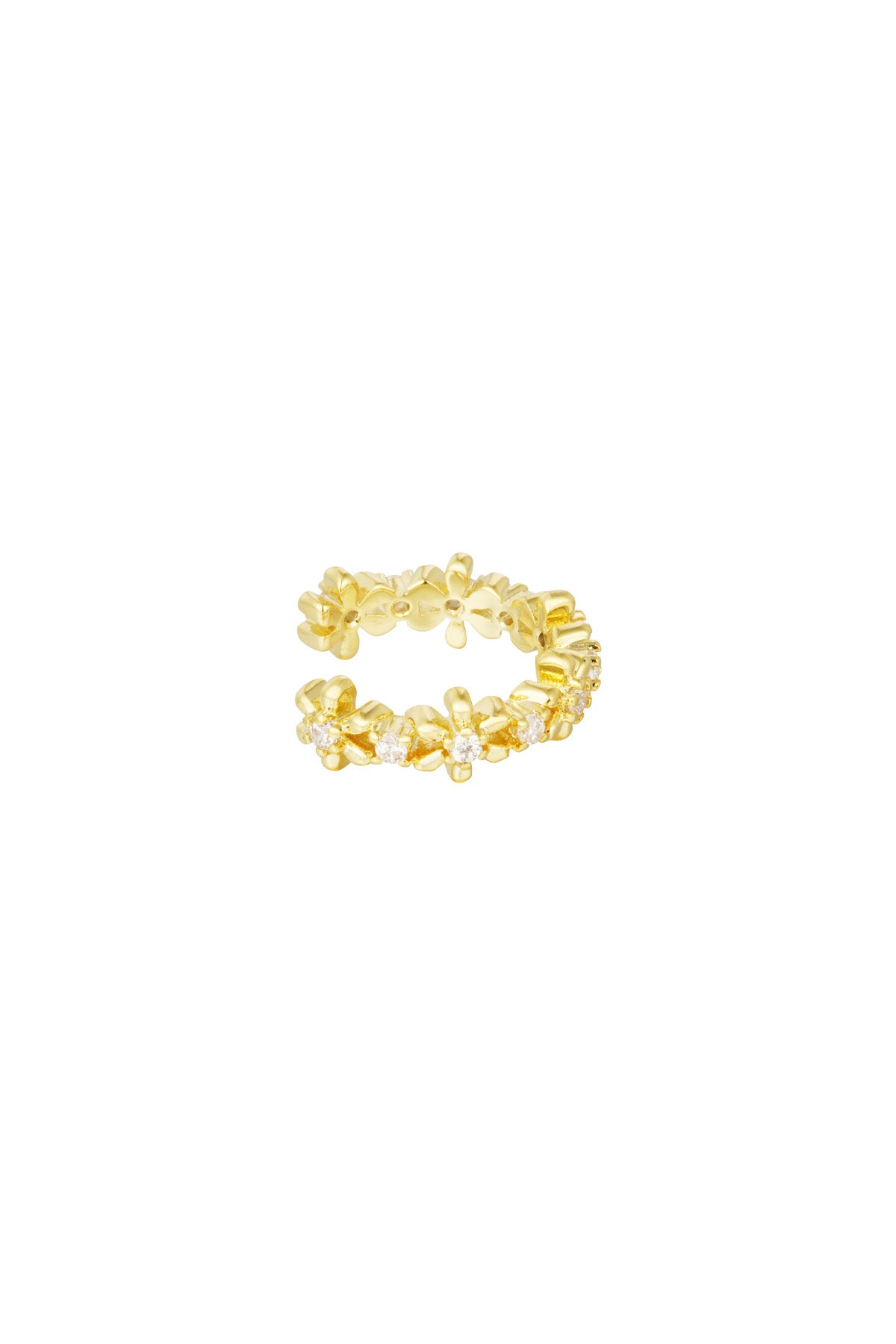 earcuff floral shine