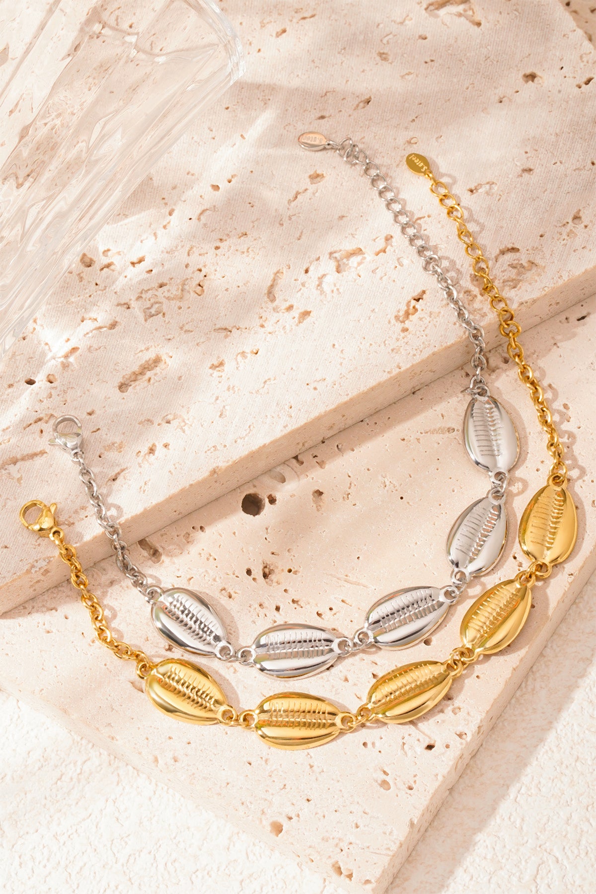 Ik hou van de schelpen armband