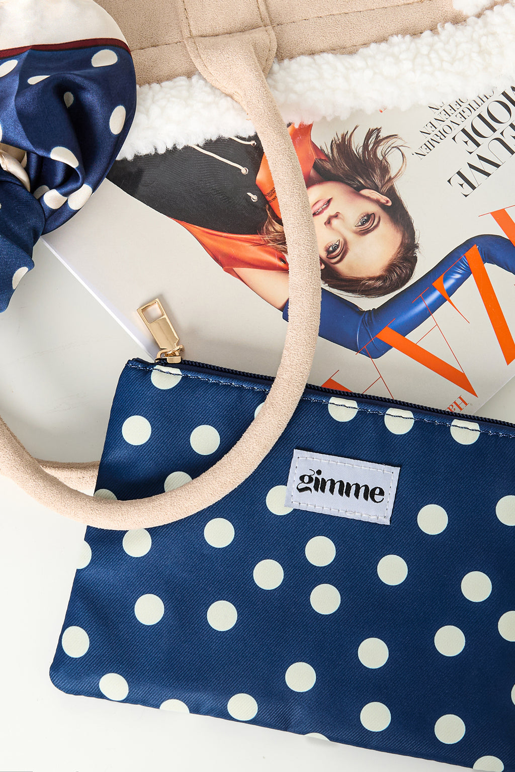 Make-uptassen met stippen, casual polyester, dagelijkse accessoires