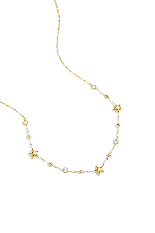 Ketting met sterren en steentjes