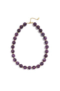 Kralenketting met goude kraaltjes tussendoor 13.5mm