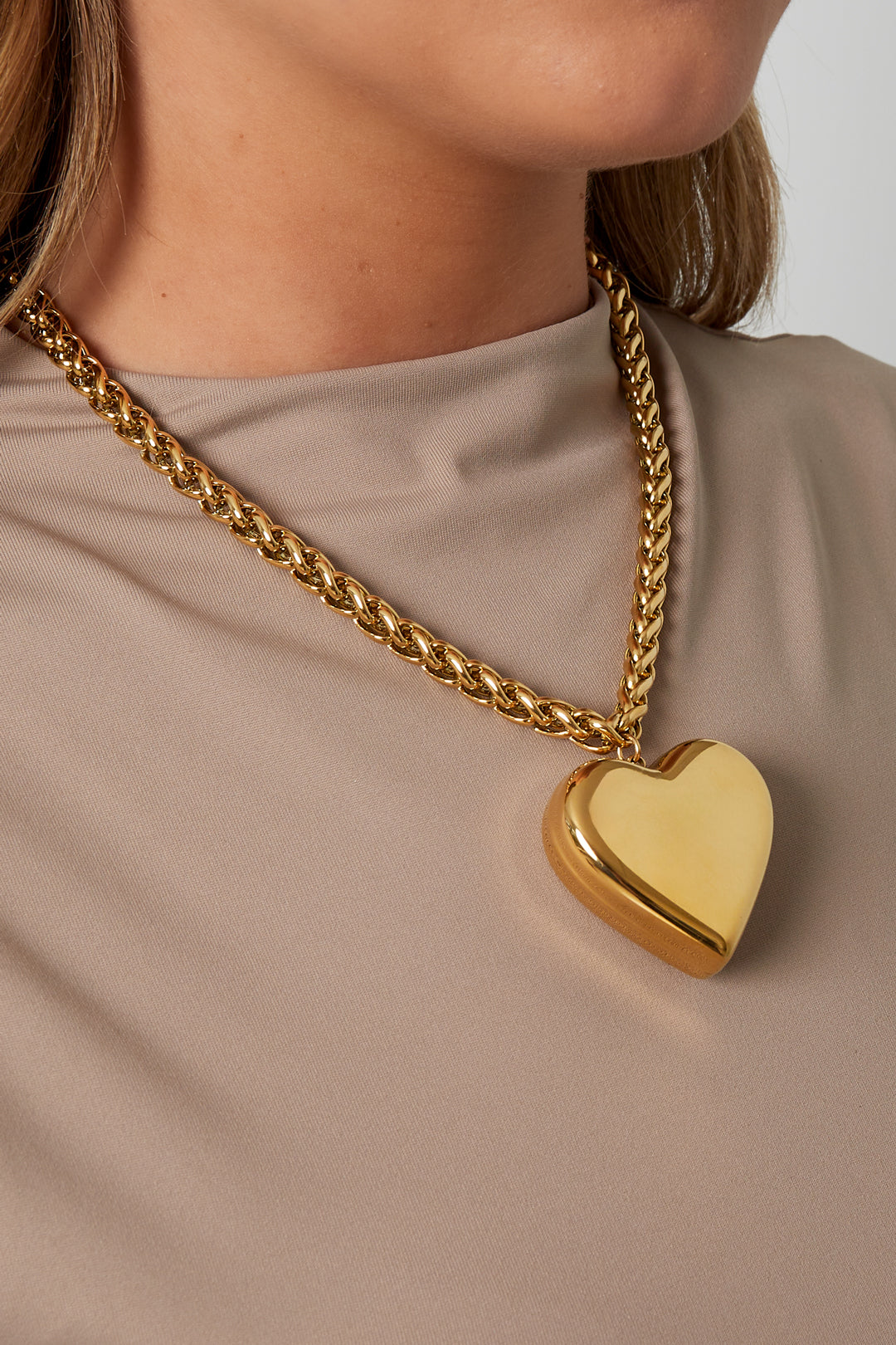 Gouden hartslagketting