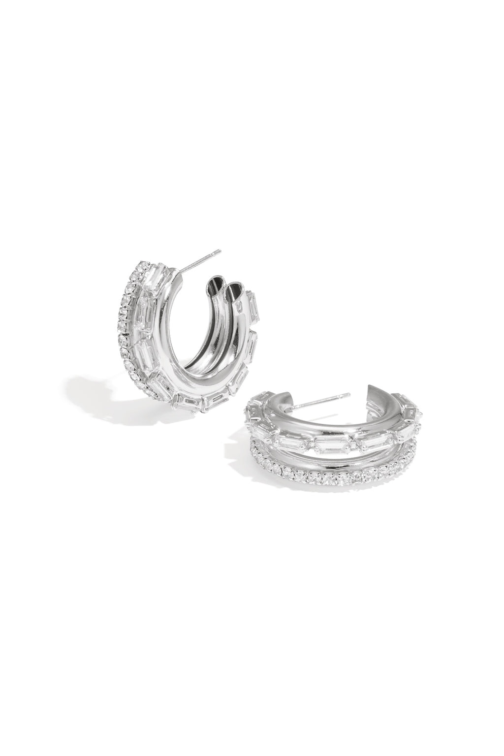 IJzeren hoepeloorbellen cirkel Elegante kerst Luxe serie Dames sieraden