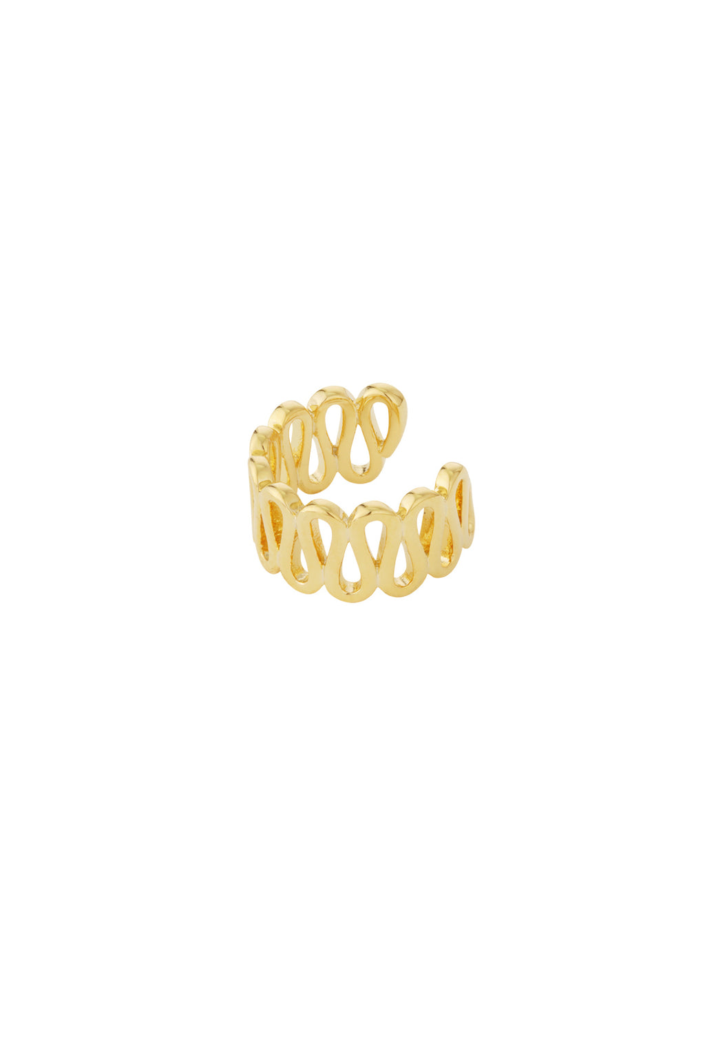 Ear cuff swirl