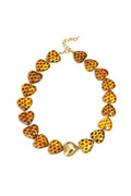 Acryl kralen kettingen hart retro dagelijkse klassieke serie dames sieraden