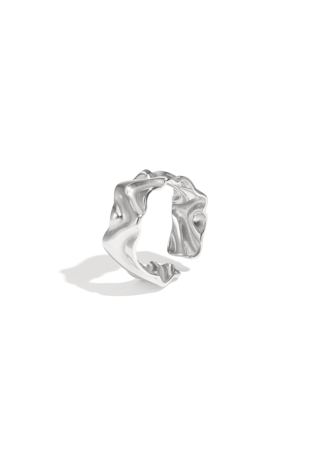 Stainless Steel Minimalist Rings irregular shape Casual Daily Simple Series Women's jewelry