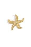 Roestvrijstalen broches met zeester, casual, dagelijks, eenvoudig, serie, damessieraden