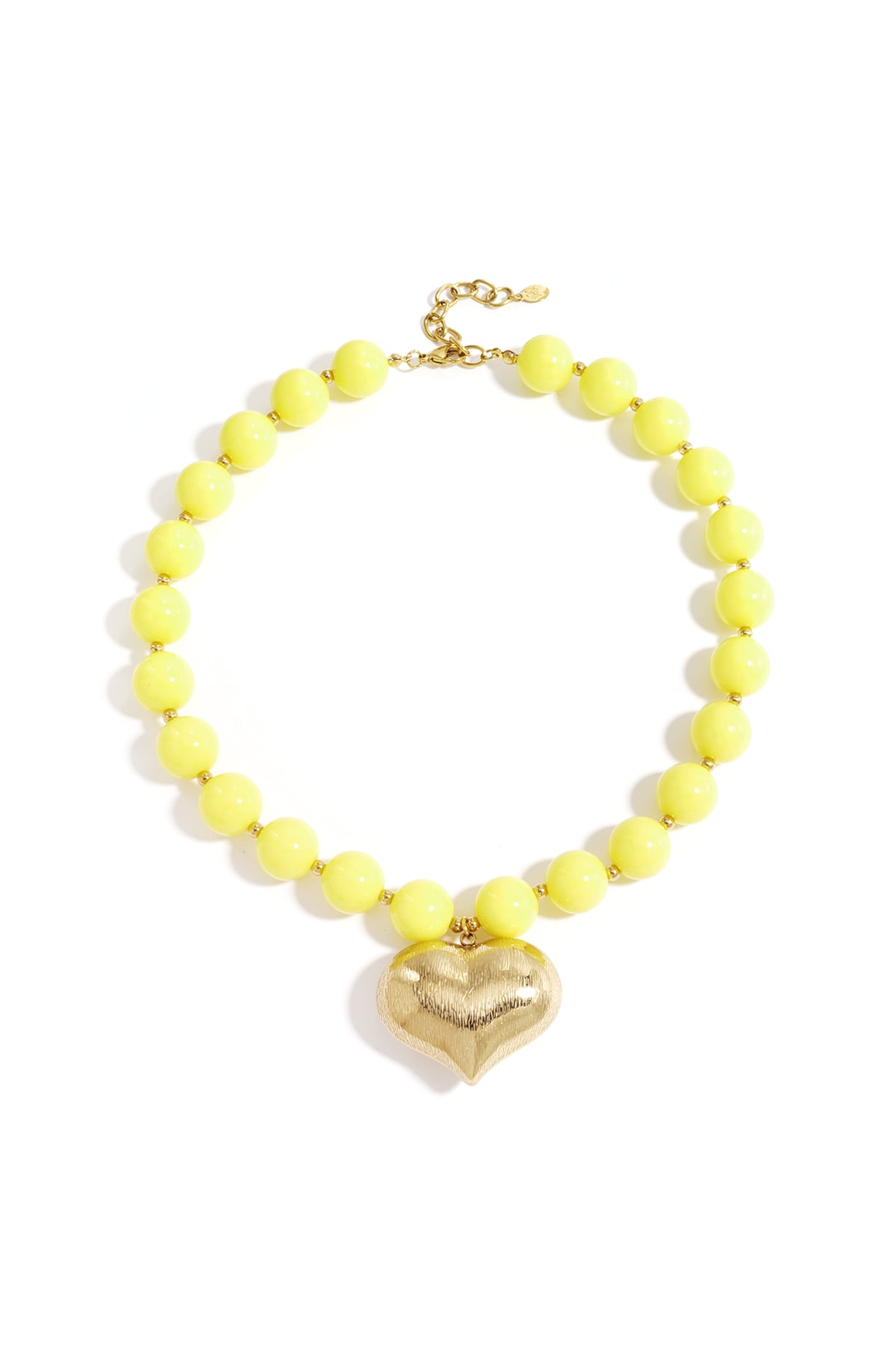 Kralenketting met hangend hart