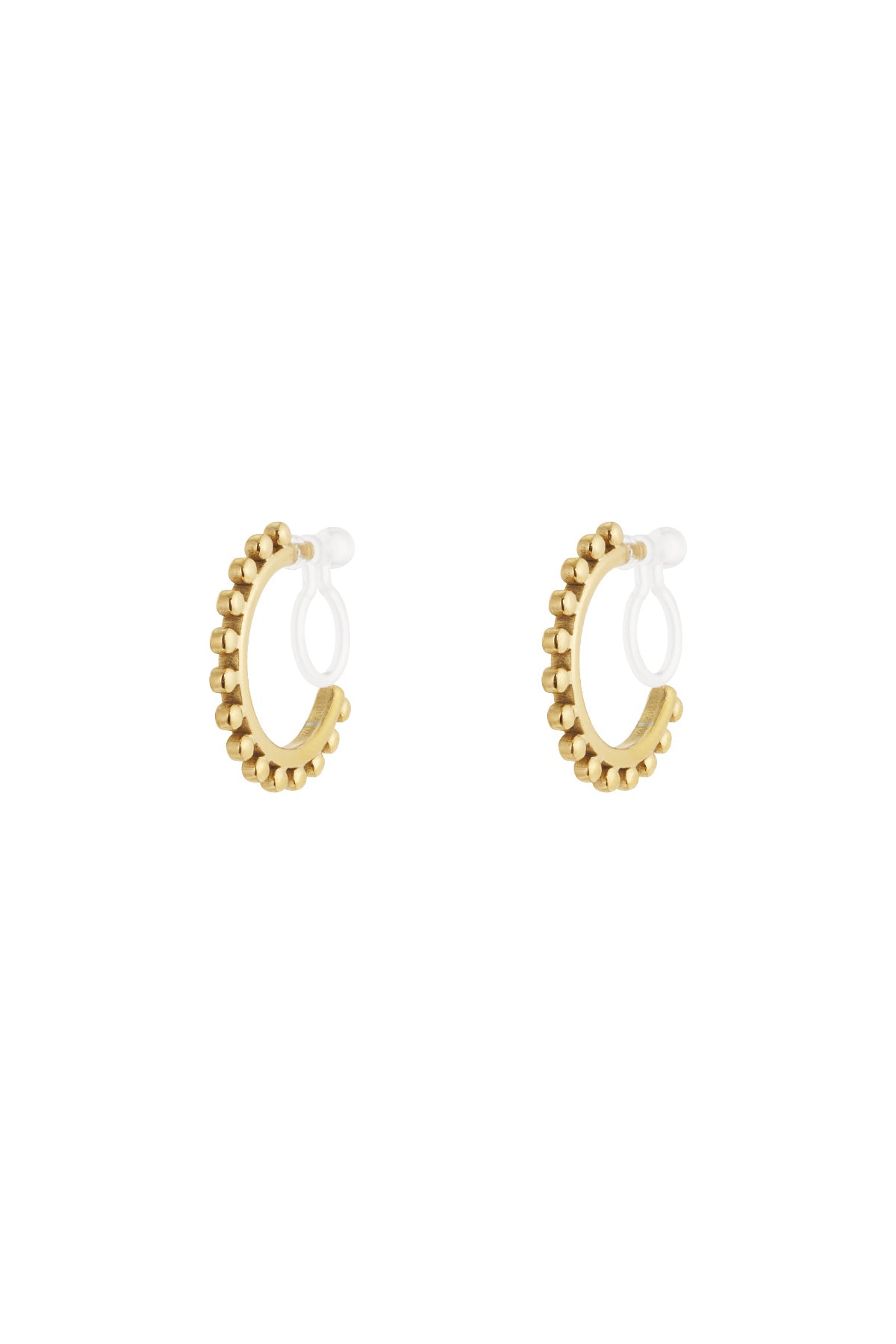 Oorbellen met opvallende ringclip