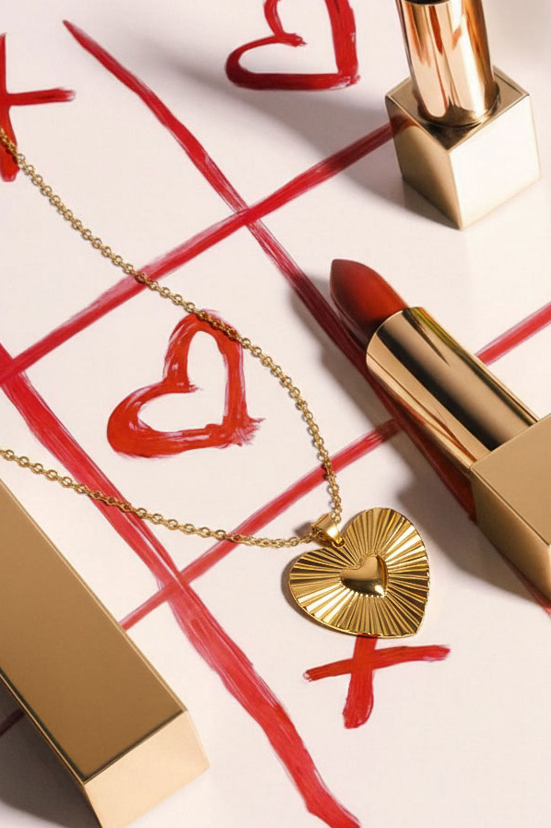 Roestvrijstalen hangerkettingen Hart Casual Dagelijks Eenvoudig Serie Damessieraden