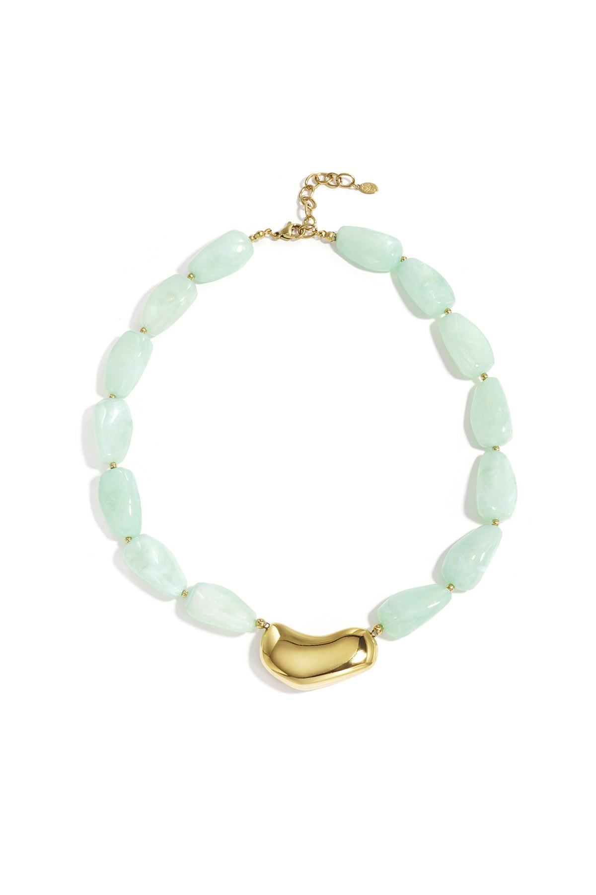 Ketting met asymmetrische statementkraal