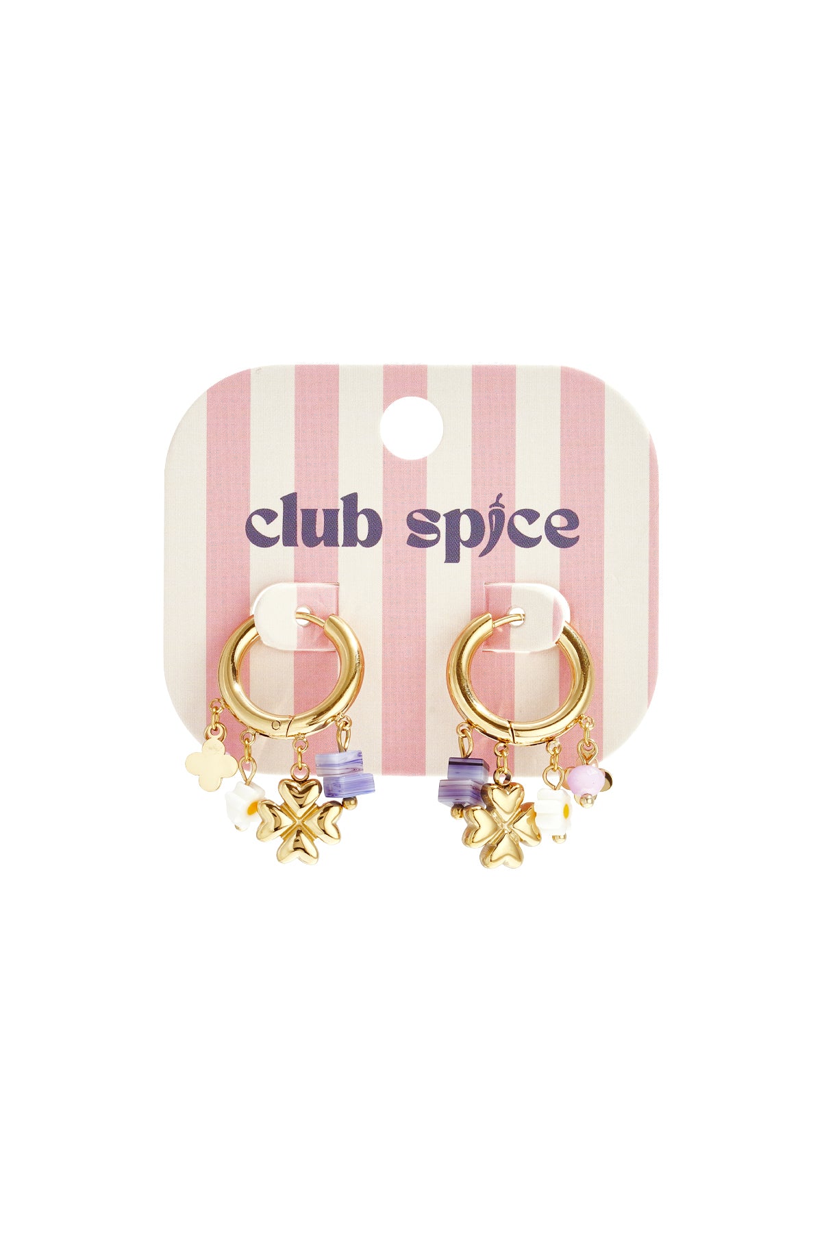 Roestvrijstalen hangende oorbellen Cherry Sweet Daily Romantic Series Damessieraden