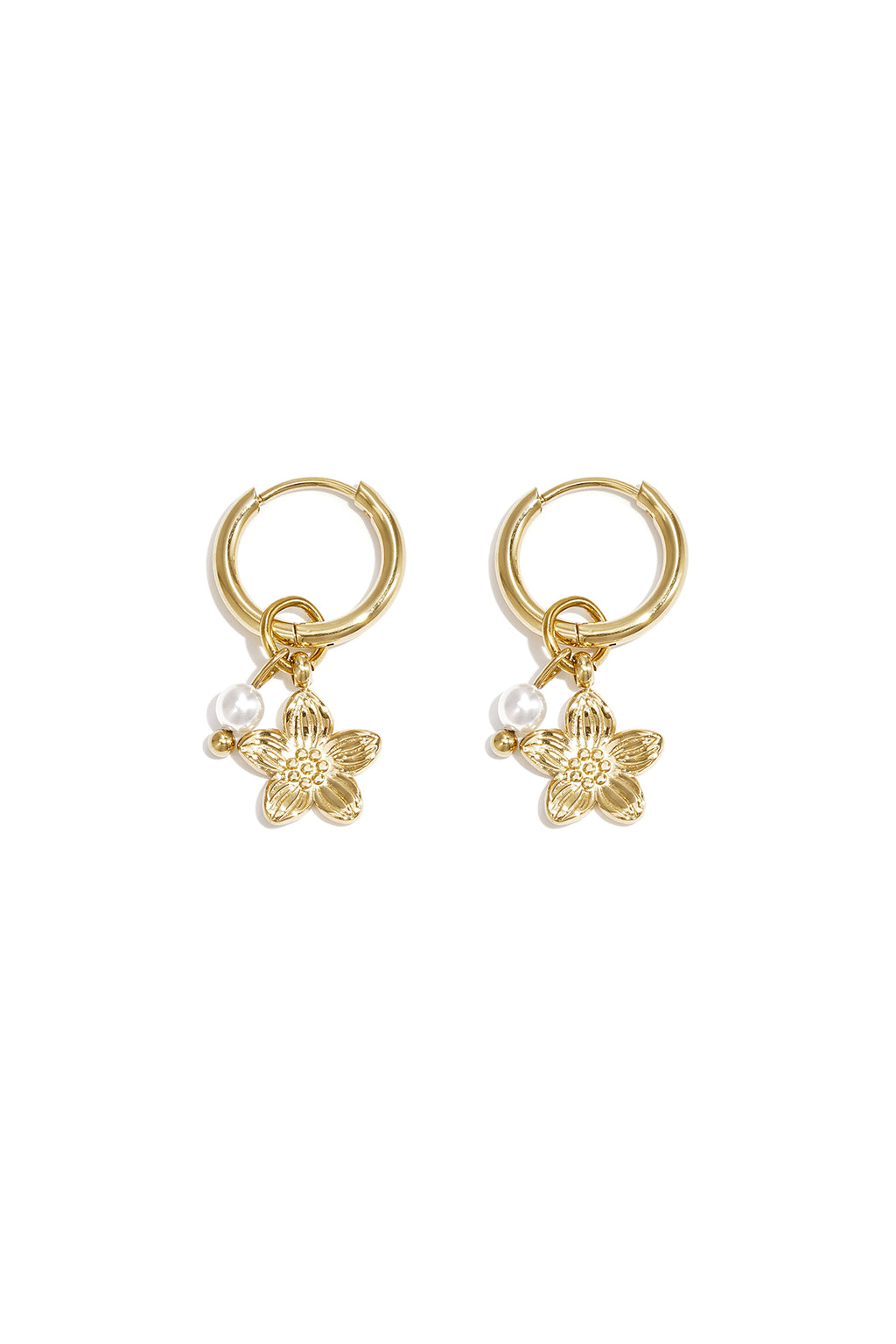 pearl blossom oorbellen